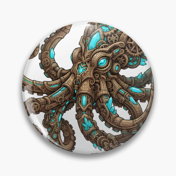 Item preview, Biomechanical Octopus of Clockwork Gears designed and sold by elementos20.