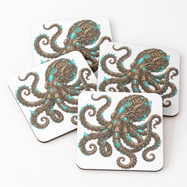 Item preview, Biomechanical Octopus of Clockwork Gears designed and sold by elementos20.
