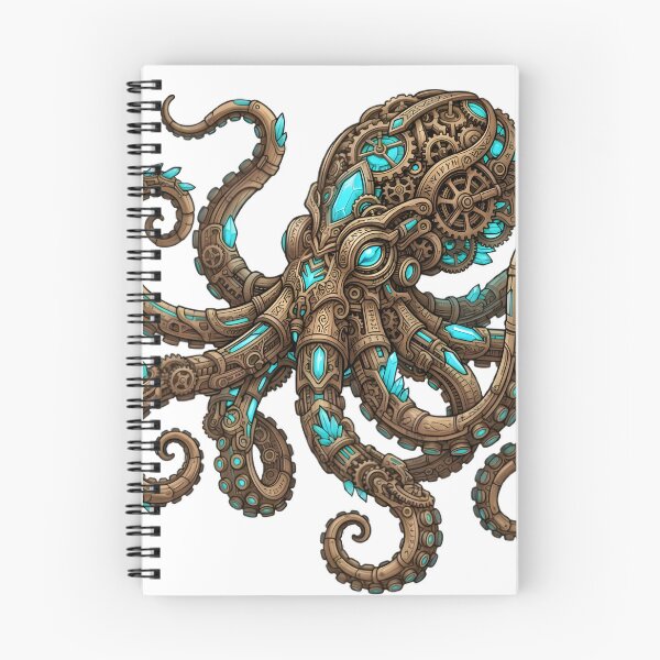 Item preview, Biomechanical Octopus of Clockwork Gears designed and sold by elementos20.