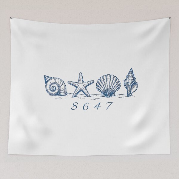 Item preview, 86 47 Seashells Sea Shells Beach 8647 designed and sold by studiopekepeke.