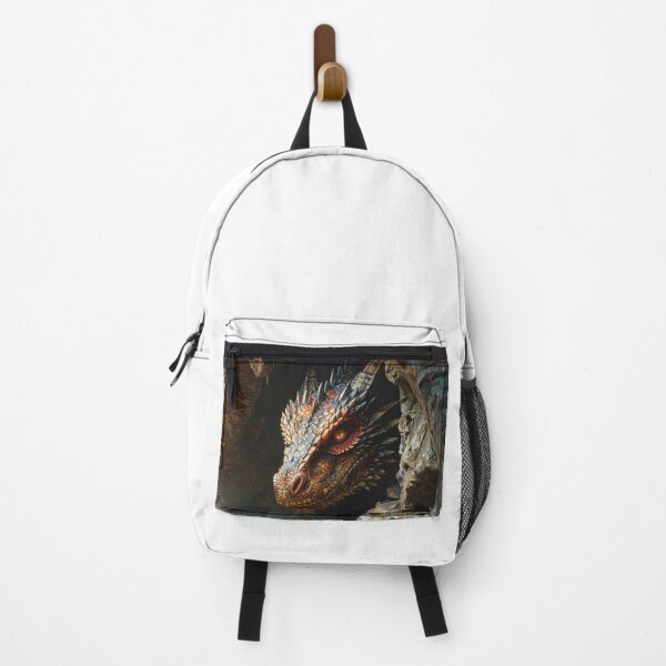 Item preview, Realistic Dark Dragon Fantasy Creature Portrait designed and sold by BetweenForms.