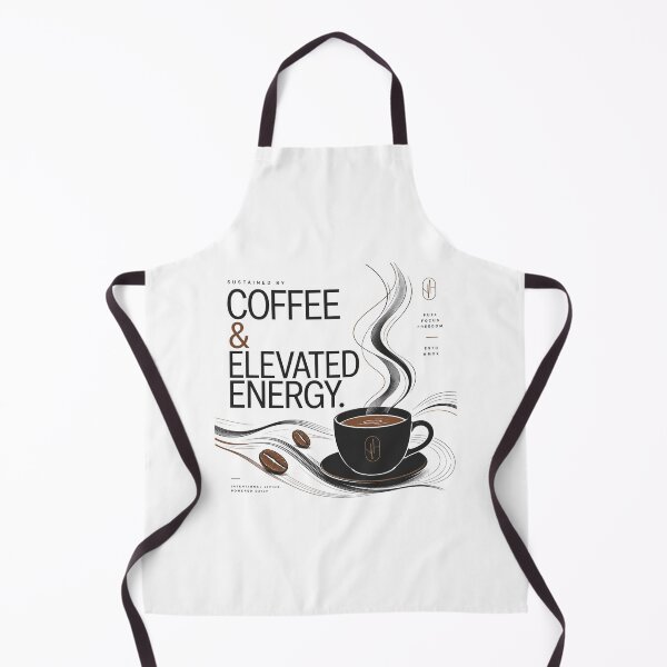 Item preview, Sustained by Coffee & Elevated Energy T-Shirt | Luxury Coffee Streetwear Graphic Tee | Minimalist Espresso Fashion Design designed and sold by ZorviqueStudio.