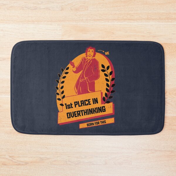 Item preview, 1st Place in Overthinking (orange version) designed and sold by beboplab.