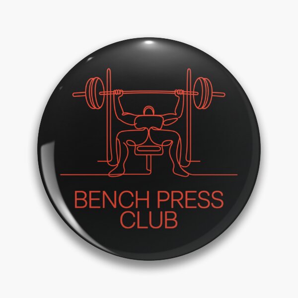 Item preview, Bench Press Club Gym Workout Design – Powerlifting Fitness Motivation designed and sold by Sparkofart07.