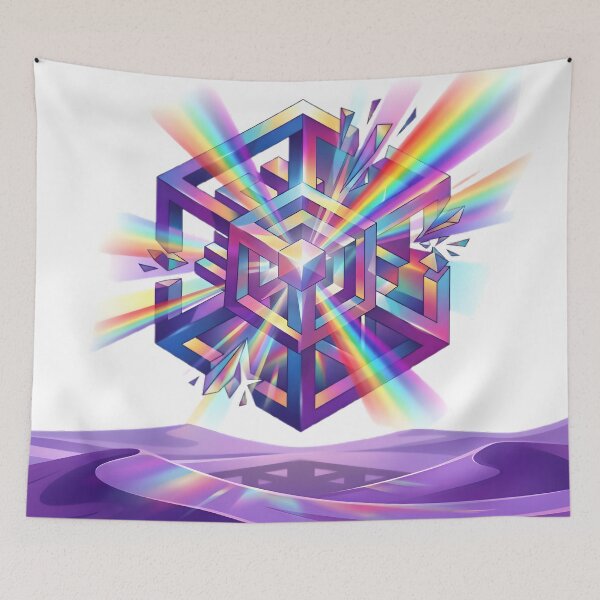 Item preview, Crystal Monolith in a Surreal Desert designed and sold by elementos20.