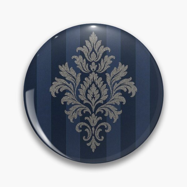 Item preview, Striped Blue & Smoky Gray Baroque designed and sold by DesignsByPrnces.