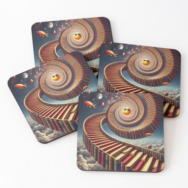 Item preview, Book Spiral to the Sun – Surreal Fantasy Art designed and sold by Dogandesighn.