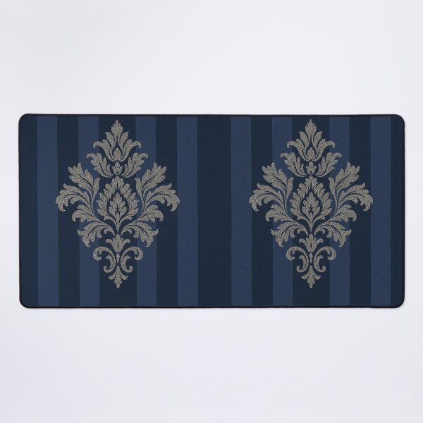 Item preview, Striped Blue & Smoky Gray Baroque designed and sold by DesignsByPrnces.