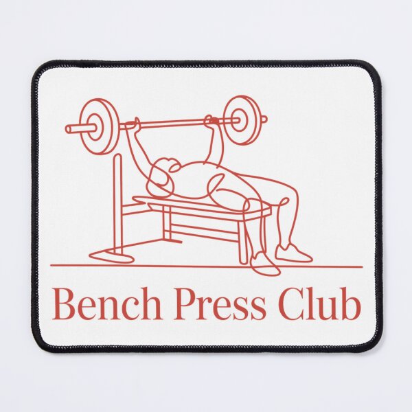 Item preview, Bench Press Club Gym Workout Design designed and sold by Sparkofart07.