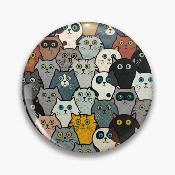 Item preview, Infinite Cute Cats - I Love Cats Illustration Vintage designed and sold by RairyuuBell.