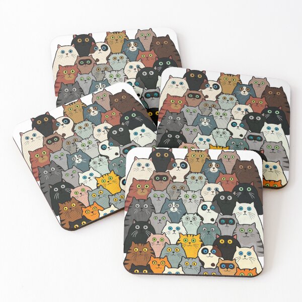 Item preview, Infinite Cute Cats - I Love Cats Illustration Vintage designed and sold by RairyuuBell.