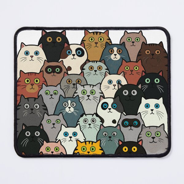 Item preview, Infinite Cute Cats - I Love Cats Illustration Vintage designed and sold by RairyuuBell.