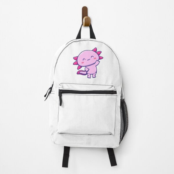 Item preview, Cute Axolotl Waving Pink Salamander Cartoon designed and sold by jbraunl.