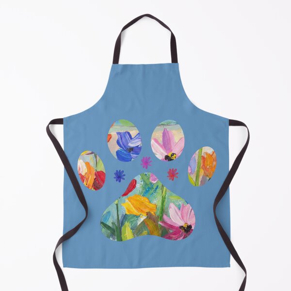 Item preview, Floral paw print with flower accents designed and sold by Doodles Down South.