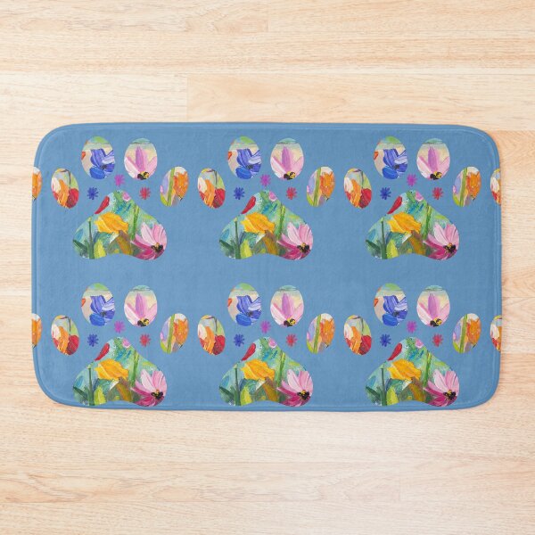 Item preview, Floral paw print with flower accents designed and sold by Doodles Down South.
