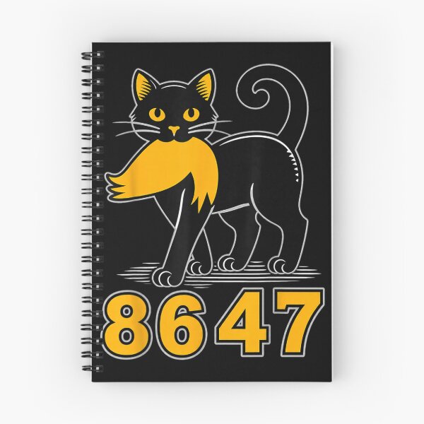 Item preview, 86 47 Black Cat Vintage Mystery Numbers Cat Lover designed and sold by studiopekepeke.
