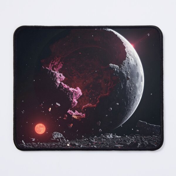 Item preview, Shattered Moon Magenta Red designed and sold by MAWOdesign.