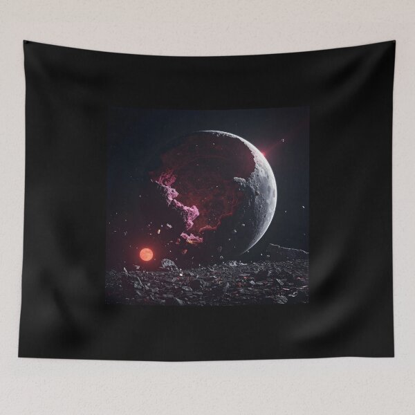Item preview, Shattered Moon Magenta Red designed and sold by MAWOdesign.