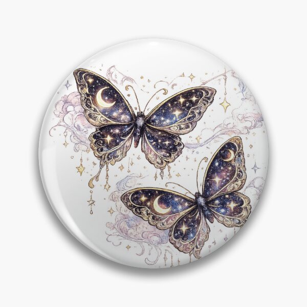 Item preview, Celestial Cosmic Butterflies Fantasy Art designed and sold by MariMarArt.