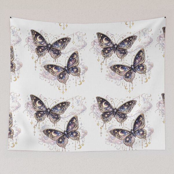 Item preview, Celestial Cosmic Butterflies Fantasy Art designed and sold by MariMarArt.