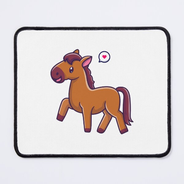 Item preview, Cute Brown Horse Happy Pony Cartoon designed and sold by jbraunl.