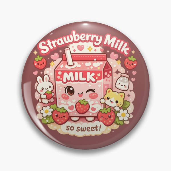 Artikelvorschau, Kawaii Strawberry Milk - Cute Strawberry Milk Carton Aesthetic. entworfen und verkauft von LunaPrintCo.