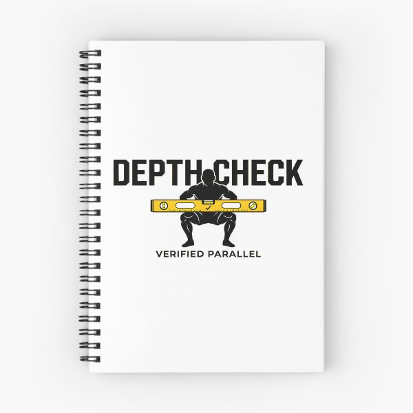 Item preview, Depth Matters Squat Level - Gym Shirt Design designed and sold by Mouad-Doadi.