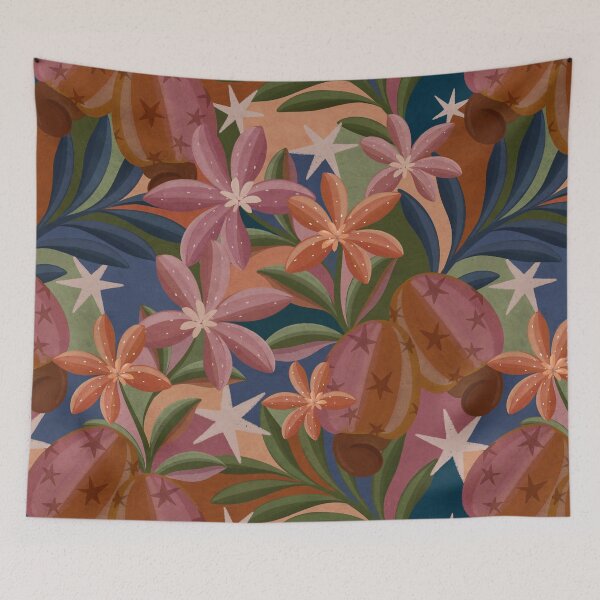 Item preview, Cosmic Cashew Bloom designed and sold by prikanashiro.