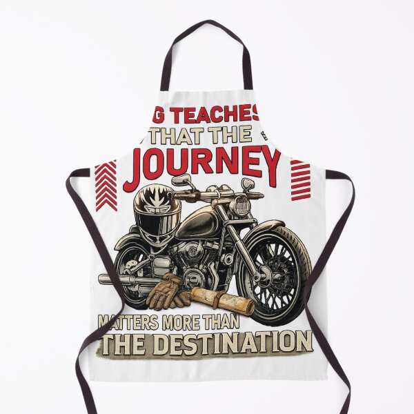Aperçu de l'œuvre Vintage Motorcycle Quote Design – The Journey Matters More Than The Destination créée et vendue par AMIR PRO .