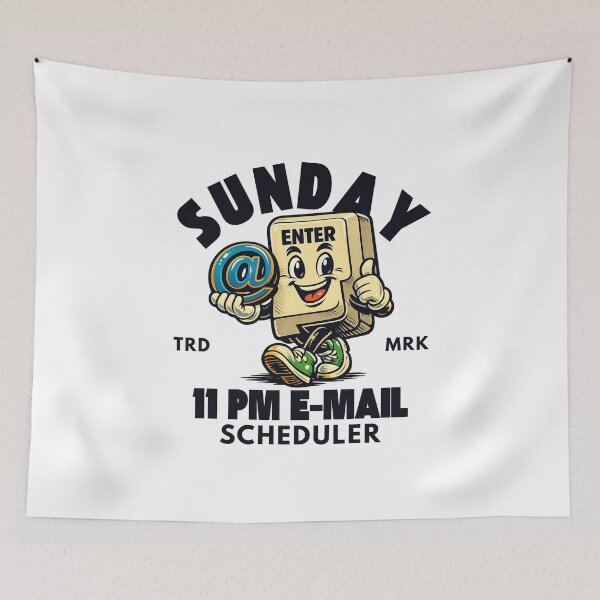 Item preview, Sunday 11 PM e-mail scheduler designed and sold by Peerless-Prime.