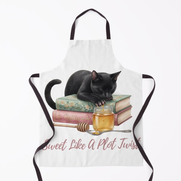 Item preview, Sweet Like A Plot Twist — Honey Cat Cozy Reader Tee designed and sold by kosimazaki.