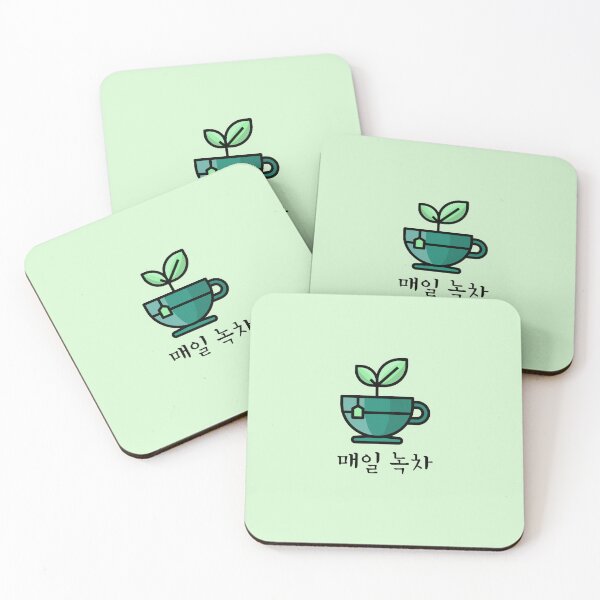 Item preview, Healthy Green Tea Everyday Korean designed and sold by DJCartoonDesigns.
