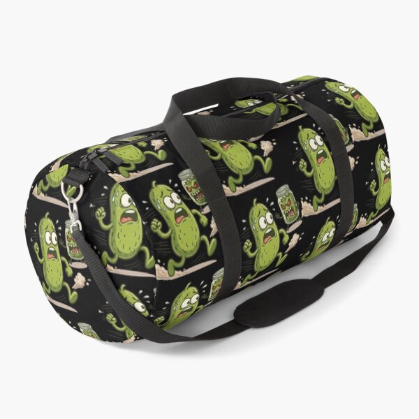 Item preview, Funny Pickle Escaping From Jar Cartoon - Cute Kawaii Pickle Run designed and sold by Basma Designs | Retro, Kawaii Shirts & Stickers.