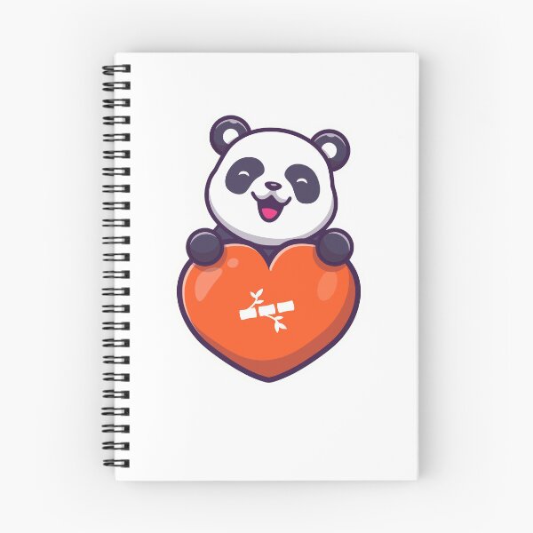 Item preview, Cute Panda Holding Big Red Heart Love Sticker designed and sold by jbraunl.