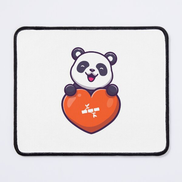 Item preview, Cute Panda Holding Big Red Heart Love Sticker designed and sold by jbraunl.