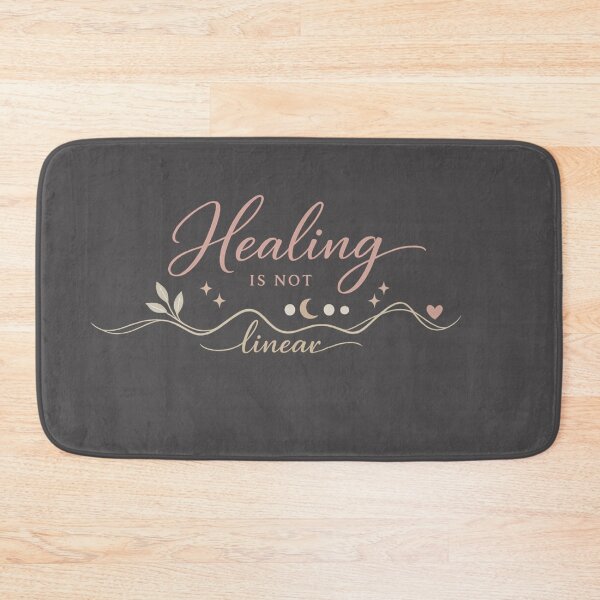 Item preview,  Healing Is Not Linear Mental Health Recovery Emotional Growth Quote Design designed and sold by Soft Strength Studio.