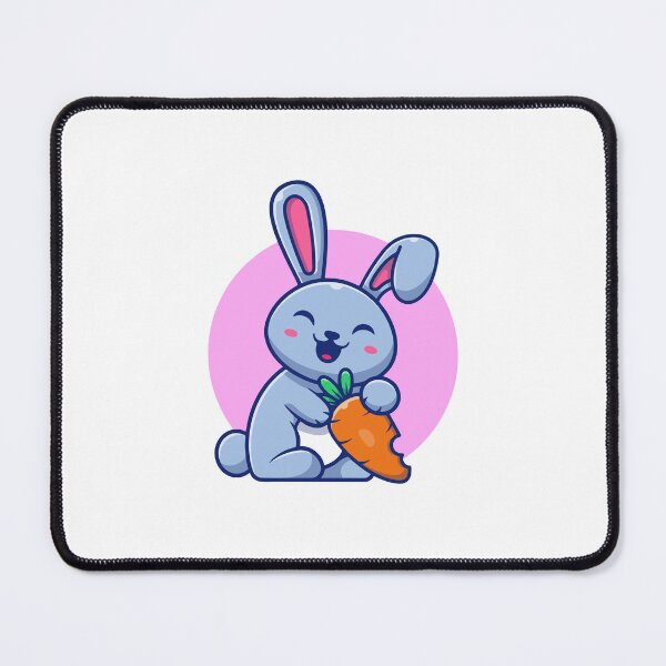 Item preview, Cute Bunny Rabbit Holding Carrot Pink Circle designed and sold by jbraunl.