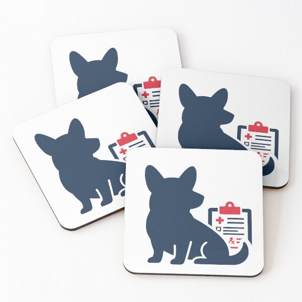 Item preview, Nurse DNA Corgi | Professional Medical Dog Art designed and sold by Corgi & co Shop.