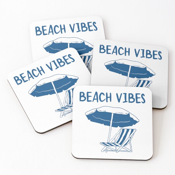 Item preview, Beach Vibes – Deck Chair & Umbrella designed and sold by BritishDelights.