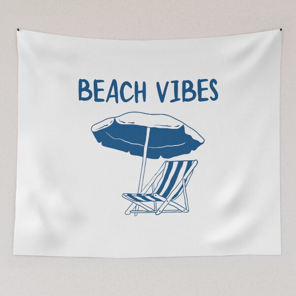 Item preview, Beach Vibes – Deck Chair & Umbrella designed and sold by BritishDelights.