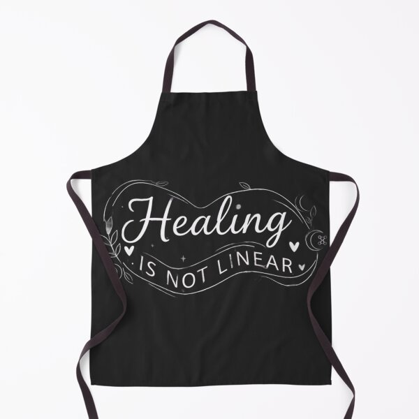 Item preview, Healing Is Not Linear Mental Health Recovery Emotional Growth Quote Design designed and sold by Soft Strength Studio.