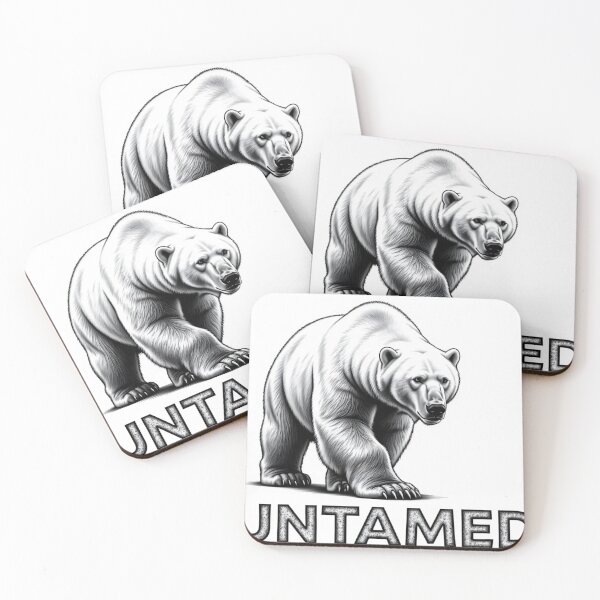 Item preview, Frozen Strength — Realistic Polar Bear Pencil Sketch Art designed and sold by Henrylifestyle2.