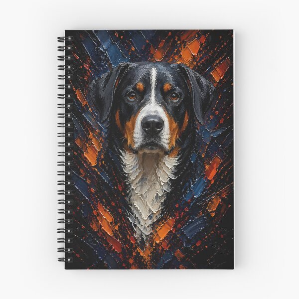 Item preview, Greater Swiss Mountain Dog Color Explosion Dog Art designed and sold by Vista Atelier.
