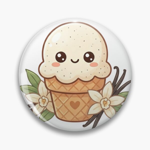Item preview, Cute Kawaii Vanilla Ice Cream designed and sold by Basement Labs.