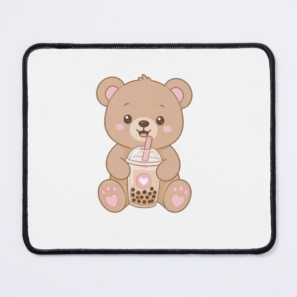 Item preview, Cute Teddy Bear Bubble Tea T-Shirt — Kawaii Pastel Brown Pink Boba Tea Bear Aesthetic Tee designed and sold by HOODYBUDSTYLES.