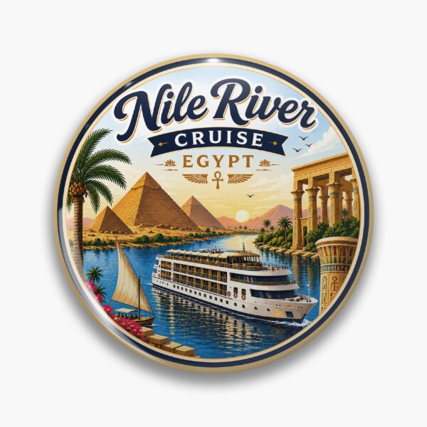 Item preview, Nile River Cruise, Egypt designed and sold by Myra365Art.