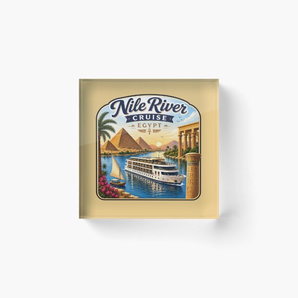 Item preview, Nile River Cruise, Egypt designed and sold by Myra365Art.