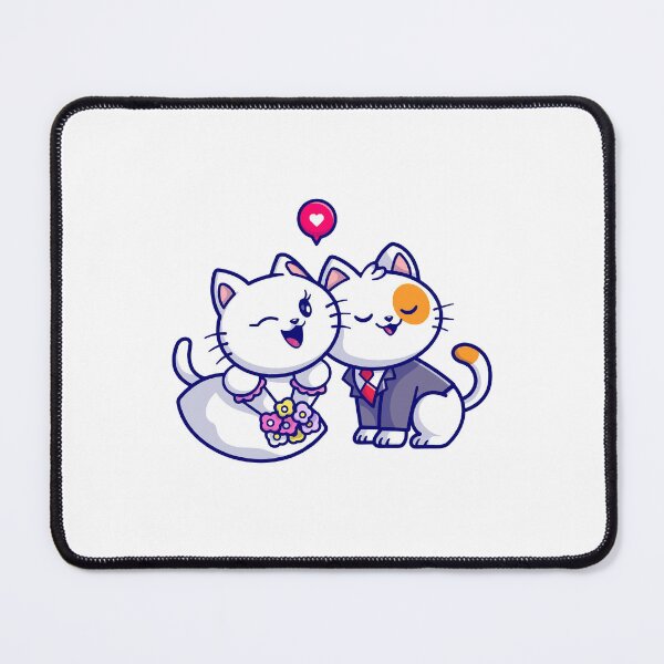 Item preview, Cute Cat Wedding Bride and Groom designed and sold by jbraunl.