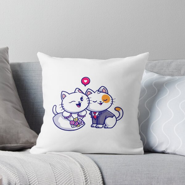 Item preview, Cute Cat Wedding Bride and Groom designed and sold by jbraunl.