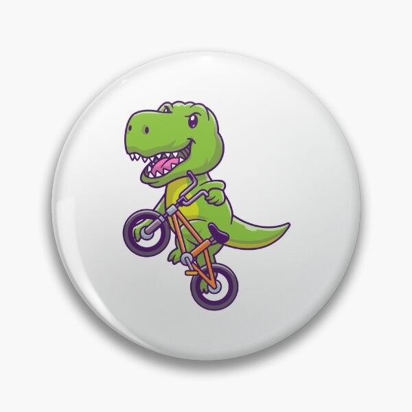 Item preview, Cool T-Rex Dinosaur Riding BMX Bike designed and sold by jbraunl.
